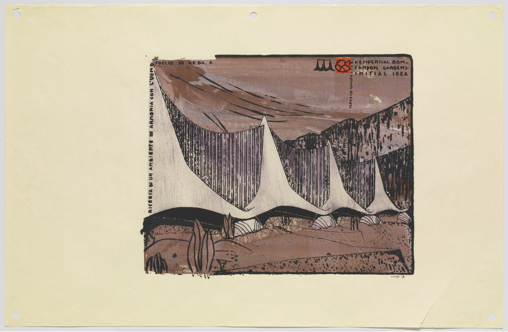 Residential Dam, Canyon Gardens Project, Perspective