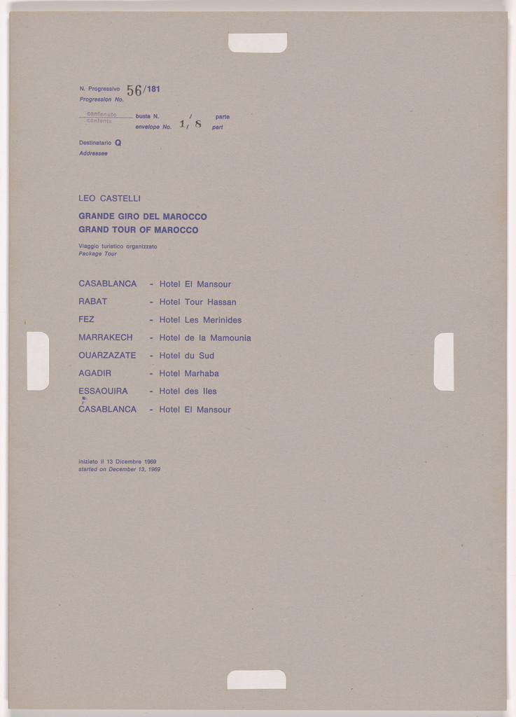 Postal Dossier (Dossier postale)