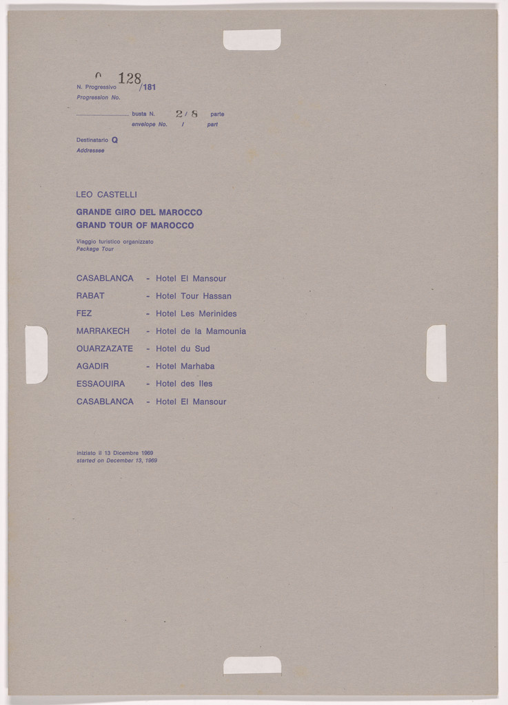 Postal Dossier (Dossier postale)