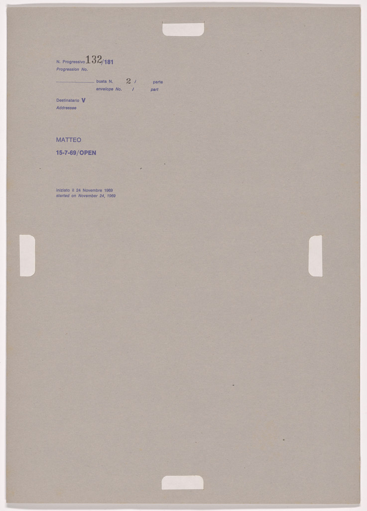 Postal Dossier (Dossier postale)