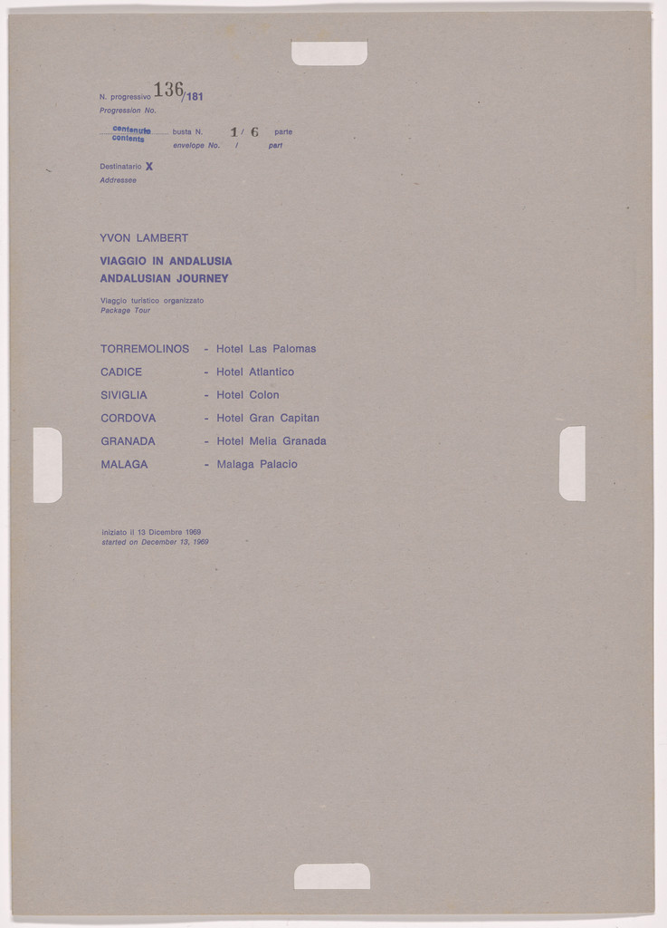 Postal Dossier (Dossier postale)