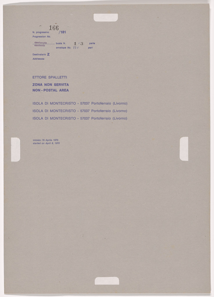 Postal Dossier (Dossier postale)