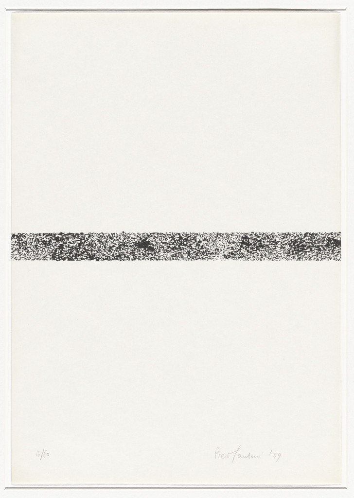 Line (Linea) from 8 Works of Verification (8 Tavole di accertamento)