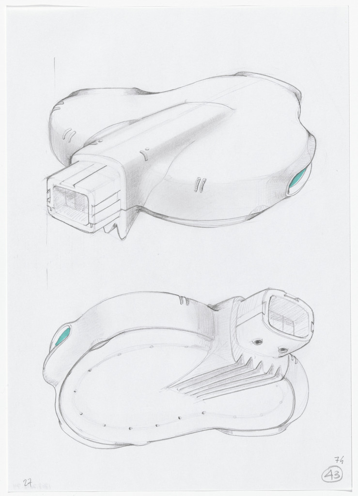 Urban Proposal with Multi Thin-Shell Capsules, project (Exterior perspective sketches)