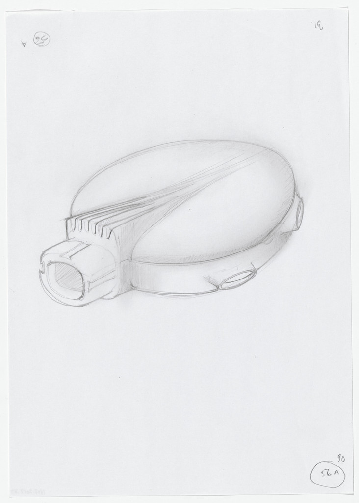 Urban Proposal with Multi Thin-Shell Capsules, project (Exterior perspective sketches)
