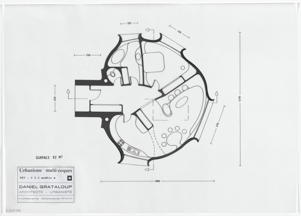 Urban Proposal with Multi Thin-Shell Capsules, project (Plan)
