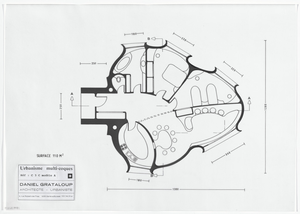 Urban Proposal with Multi Thin-Shell Capsules, project (Plan)