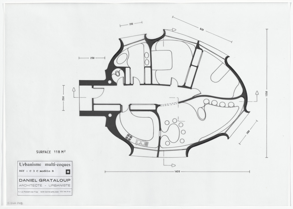Urban Proposal with Multi Thin-Shell Capsules, project (Plan)