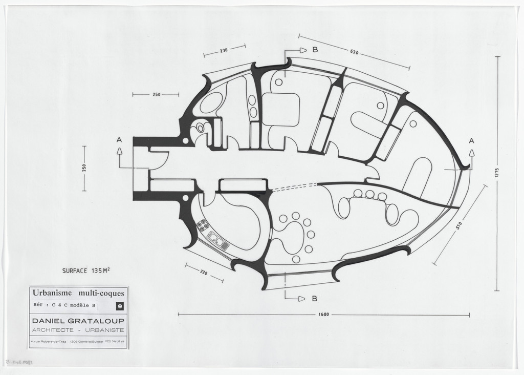 Urban Proposal with Multi Thin-Shell Capsules, project (Plan)
