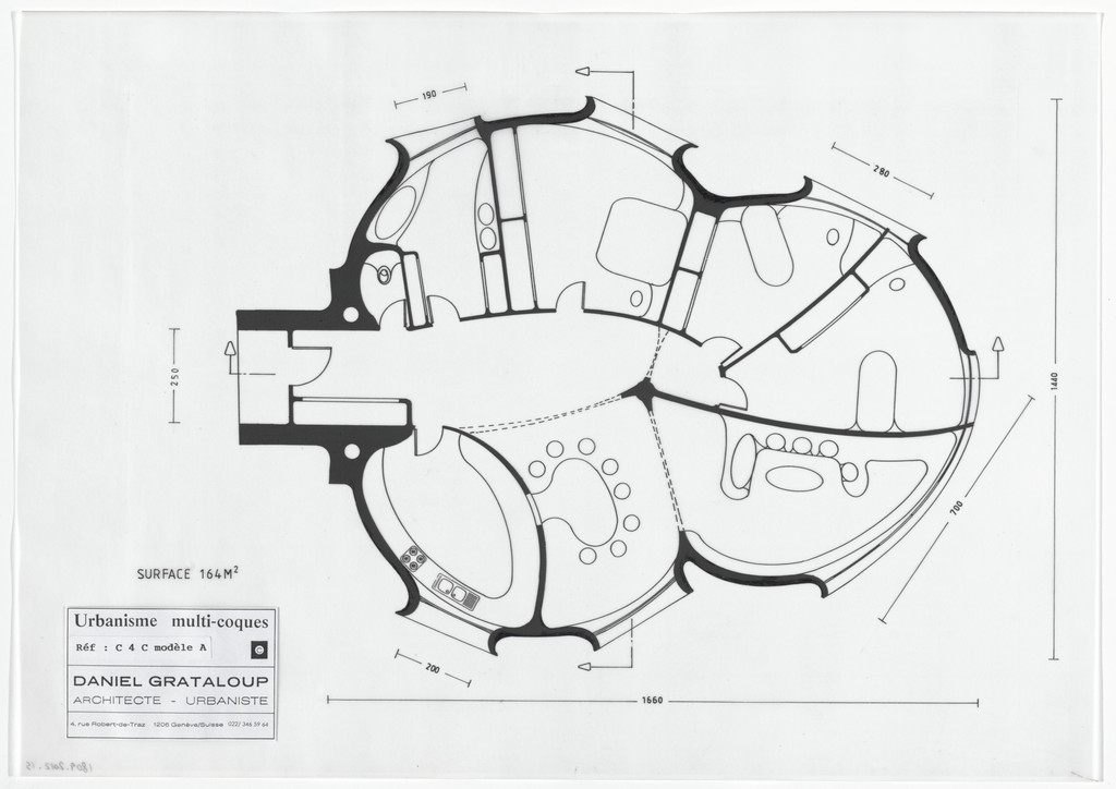 Urban Proposal with Multi Thin-Shell Capsules, project (Plan)