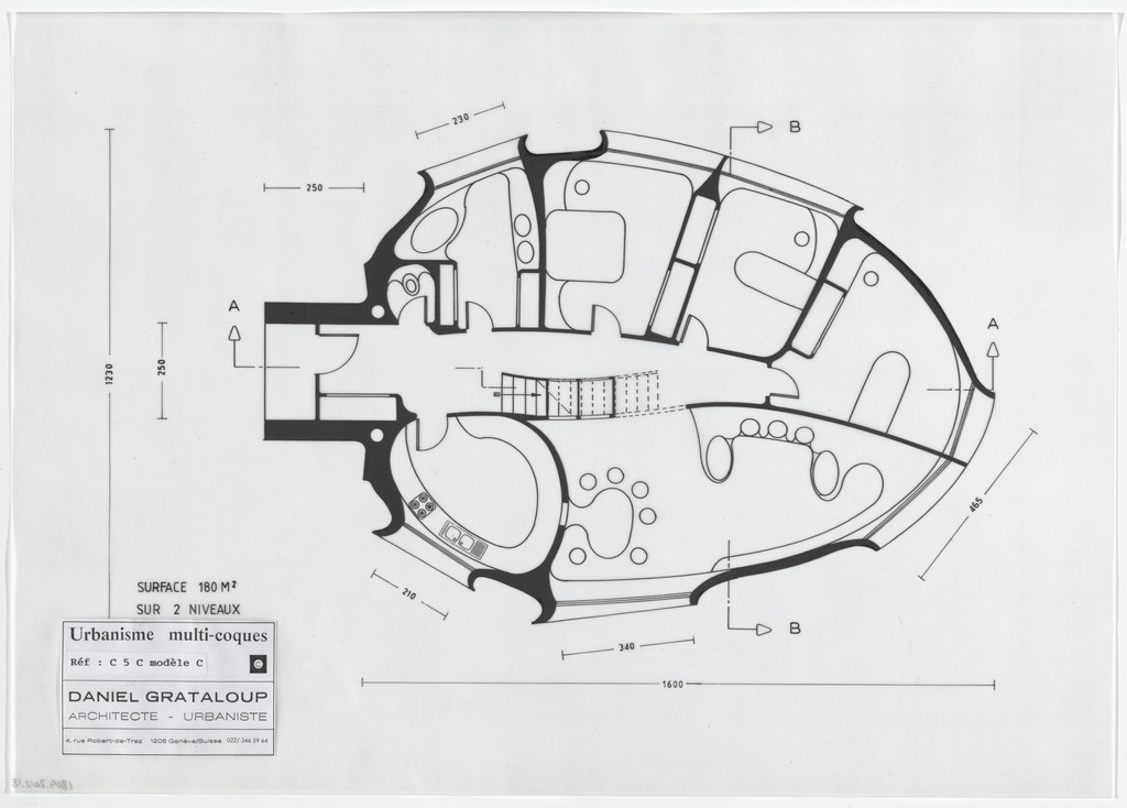 Urban Proposal with Multi Thin-Shell Capsules, project (Plan)