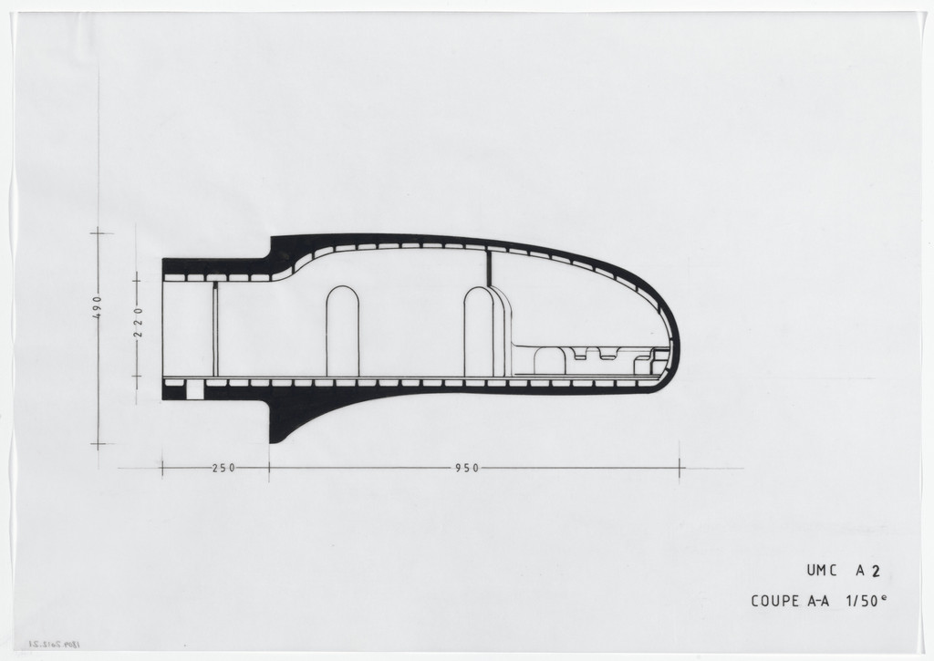 Urban Proposal with Multi Thin-Shell Capsules, project (Elevation)