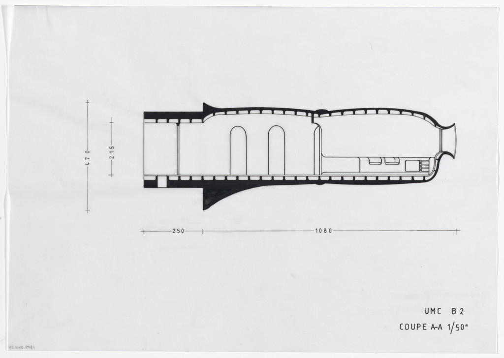 Urban Proposal with Multi Thin-Shell Capsules, project (Elevation)