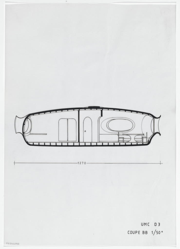 Urban Proposal with Multi Thin-Shell Capsules, project (Elevation)