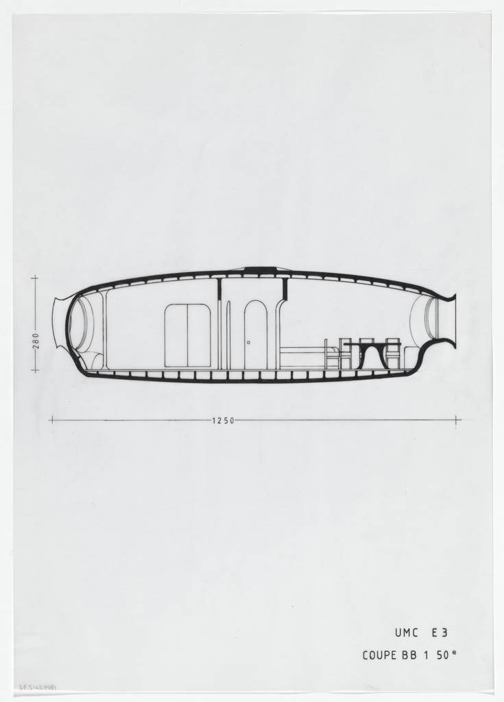 Urban Proposal with Multi Thin-Shell Capsules, project (Elevation)