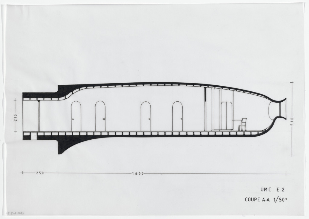 Urban Proposal with Multi Thin-Shell Capsules, project (Elevation)