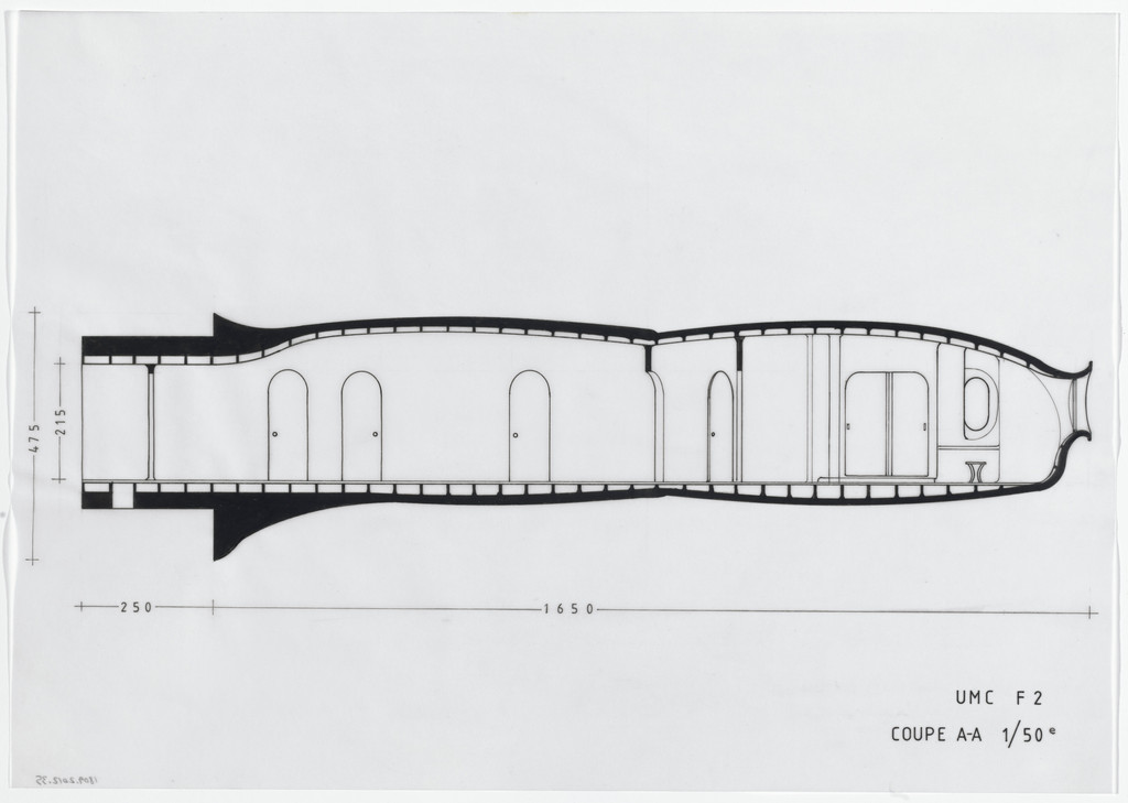 Urban Proposal with Multi Thin-Shell Capsules, project (Elevation)