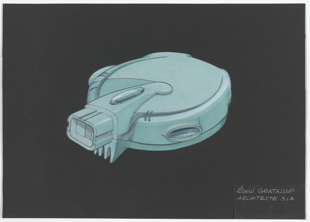 Urban Proposal with Multi Thin-Shell Capsules, project (Exterior perspective)