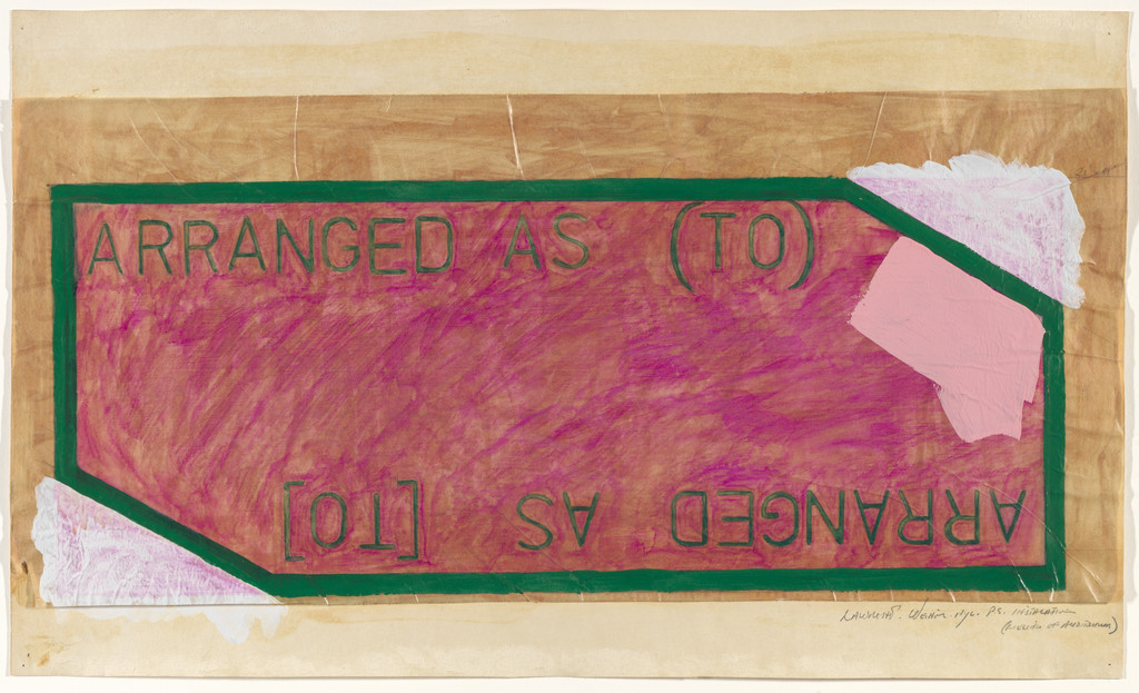 Arranged As (To)