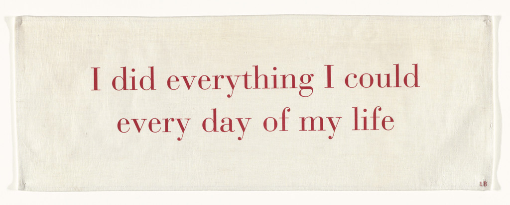 I Did Everything I Could Every Day of My Life I