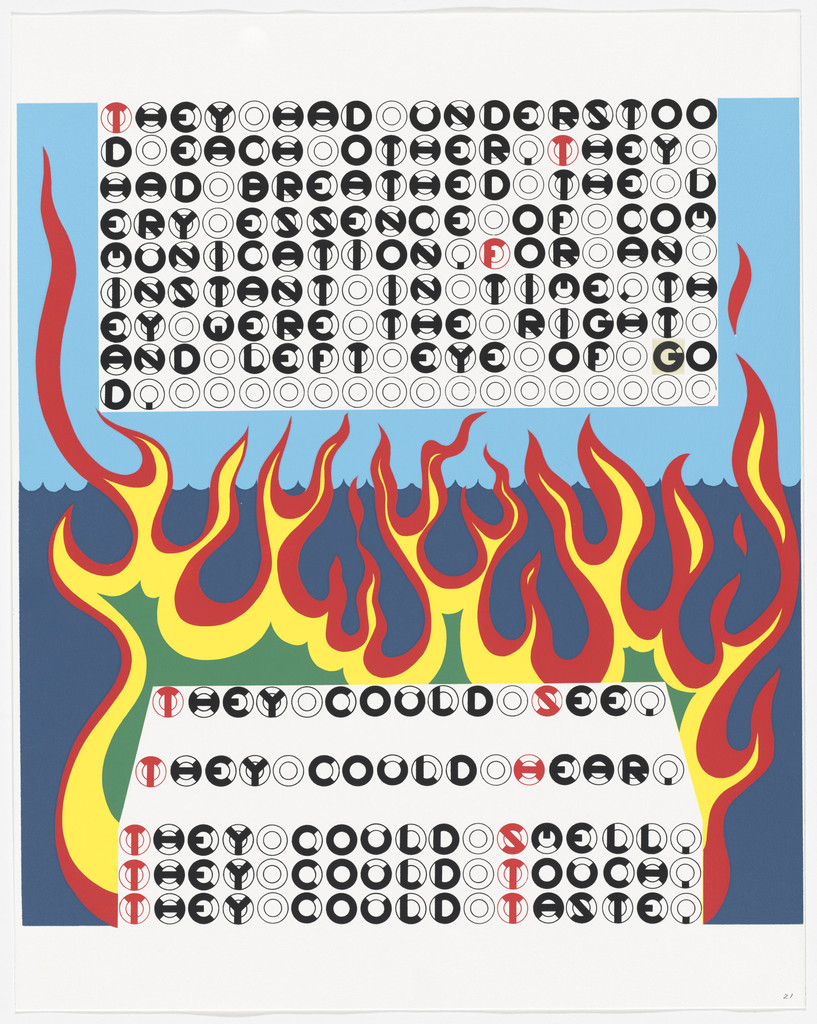 In-text plate and text (folio 43) from DMT 42