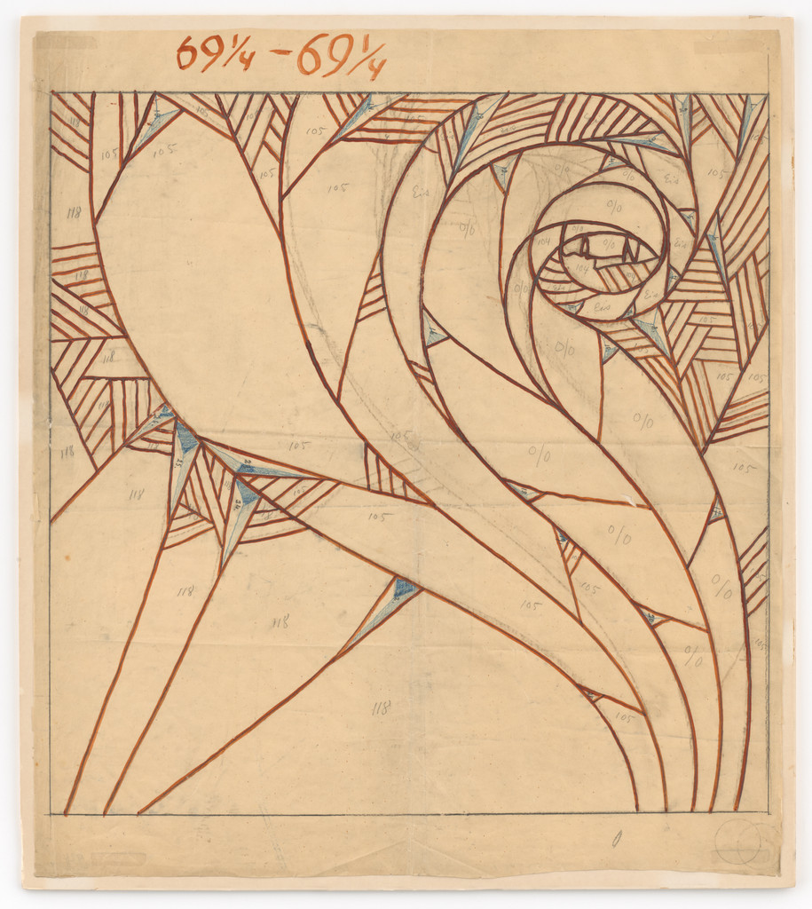 Design for a leaded glass window