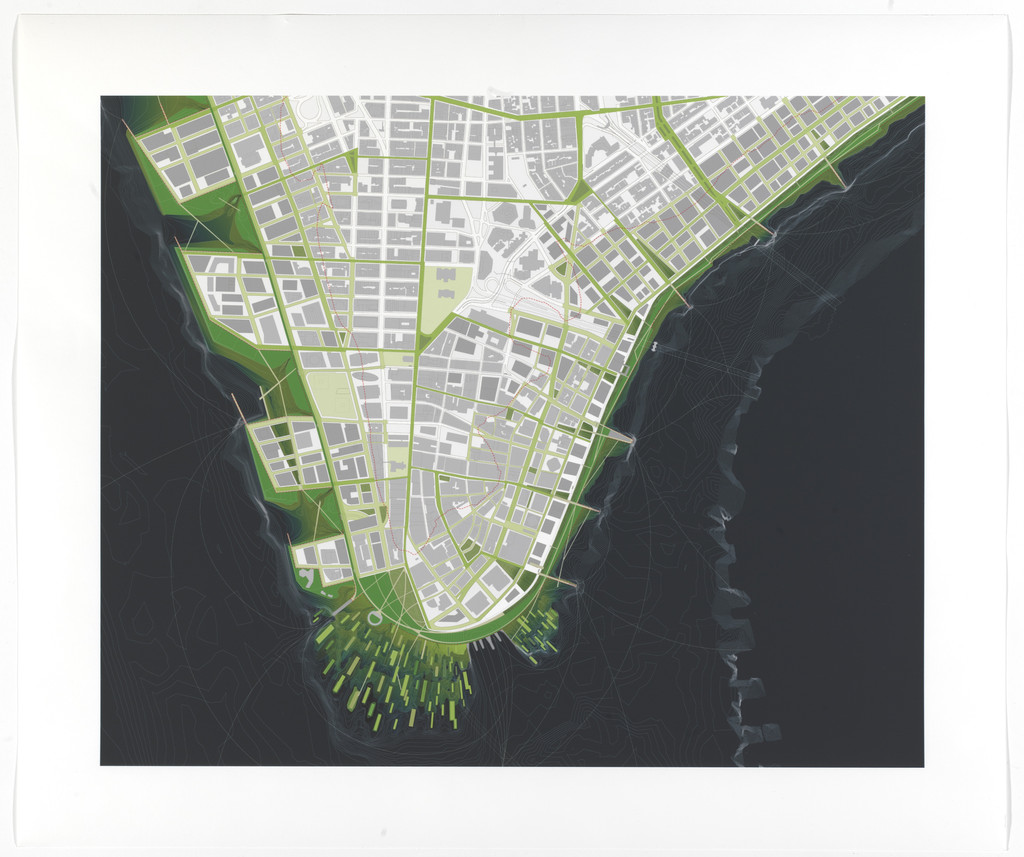 A New Urban Ground, project (Plan of lower Manhattan)