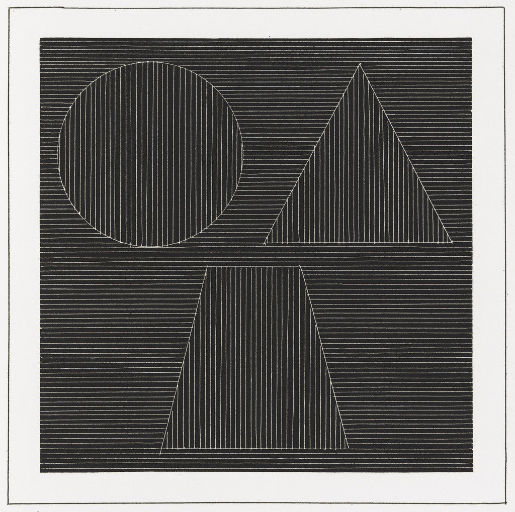 Plate (folio 34) from Six Geometric Figures and All Their Combinations, Volume I