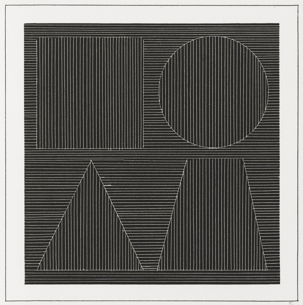 Plate (folio 44) from Six Geometric Figures and All Their Combinations, Volume I