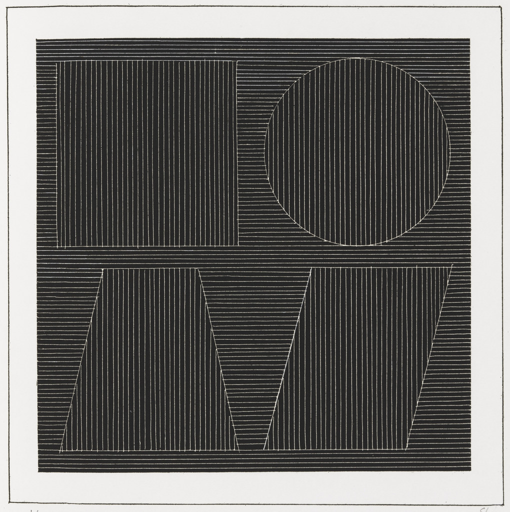 Plate (folio 48) from Six Geometric Figures and All Their Combinations, Volume I