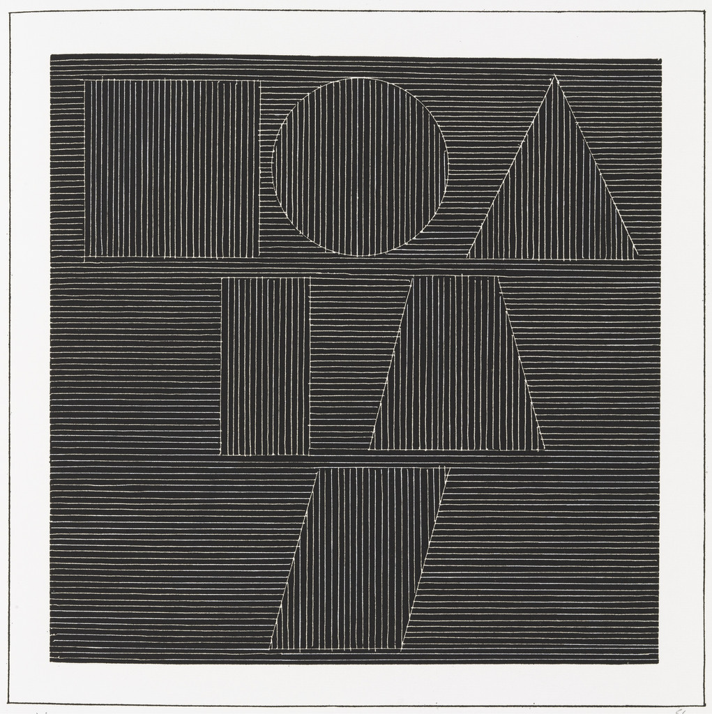 Plate (folio 64) from Six Geometric Figures and All Their Combinations, Volume I