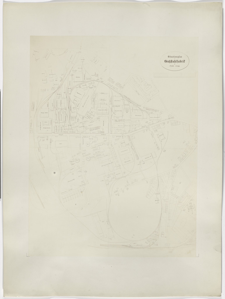 Layout of Friedrich Krupp Cast Steel Works, Essen