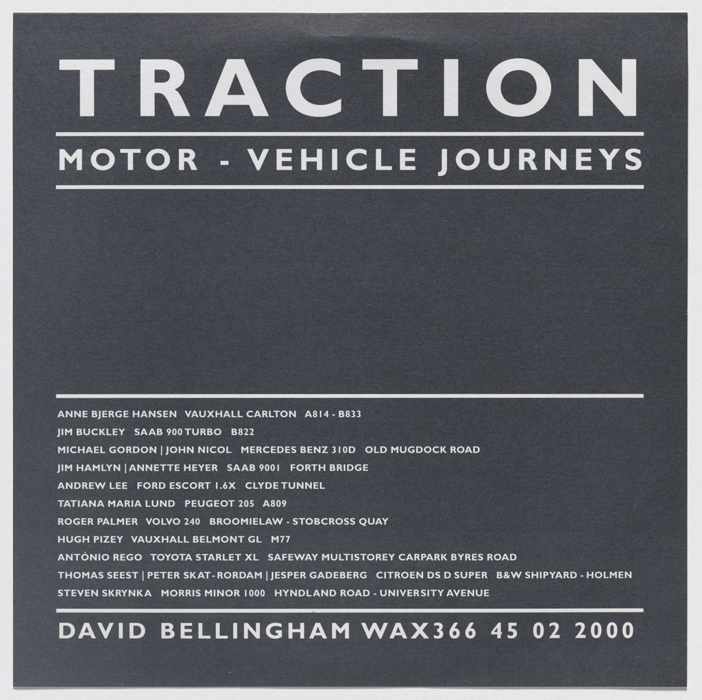 Traction (Motor Vehicle Journeys)