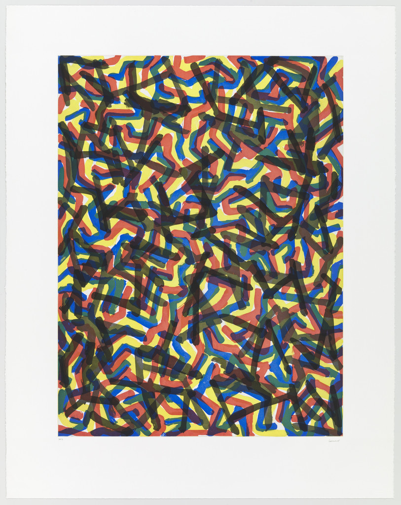 Irregular, Angular Brushstrokes