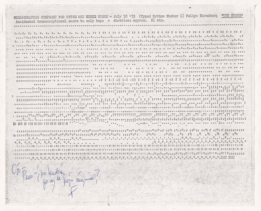 Mecanographic synphony