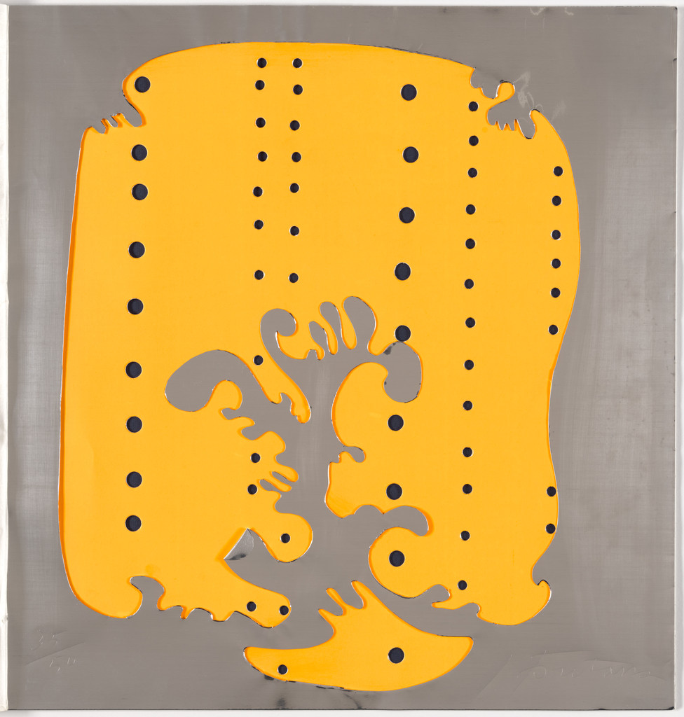 Concetto Spaziale (Teatrino), plate 4, from the portfolio Quattro oggetti di Lucio Fontana e due poesie di Salvatore Quasimodo (Four Objects by Lucio Fontana and Two Poems by Salvatore Quasimodo)