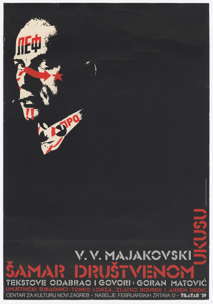 V.V. Majakovski: Šamar društvenom ukusu (V. V. Mayakovsky: Slap in the Face of Public Taste). Theatre ’79