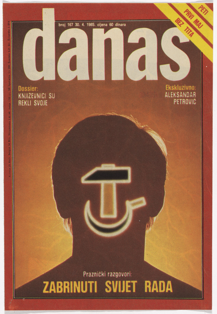 Zabrinuti sviejt rada (Worried labor force) (Design for the cover of Danas magazine, no. 167)