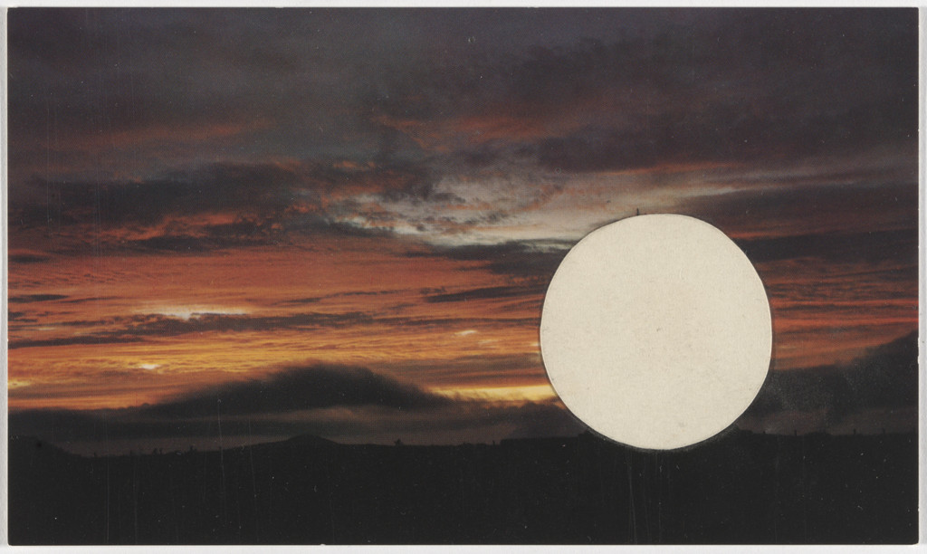 Untitled (White Circle Collage)