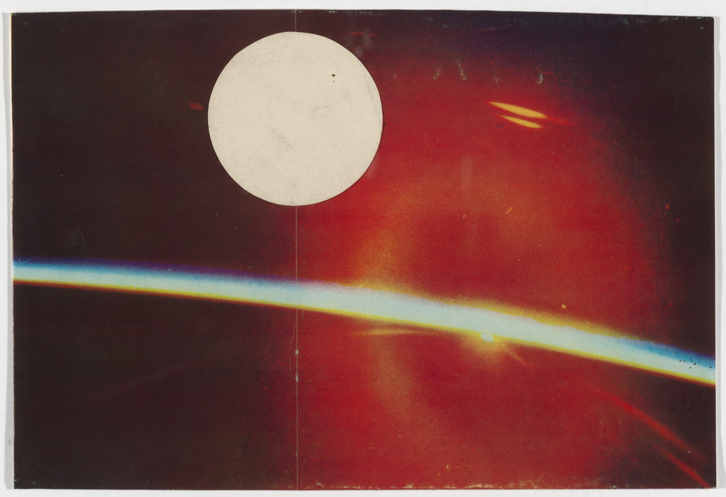 Untitled (White Circle Collage)