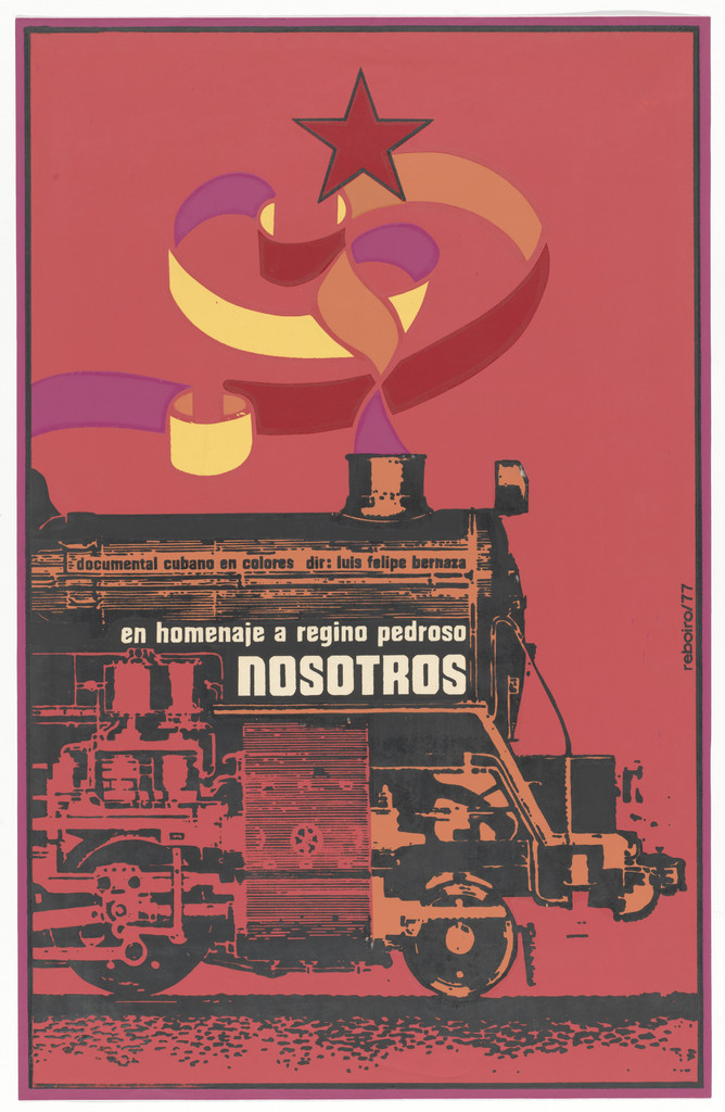 Nosotros (Poster for a documentary film about the poet Regino Pedroso, directed by Luis Felipe Bernaza)
