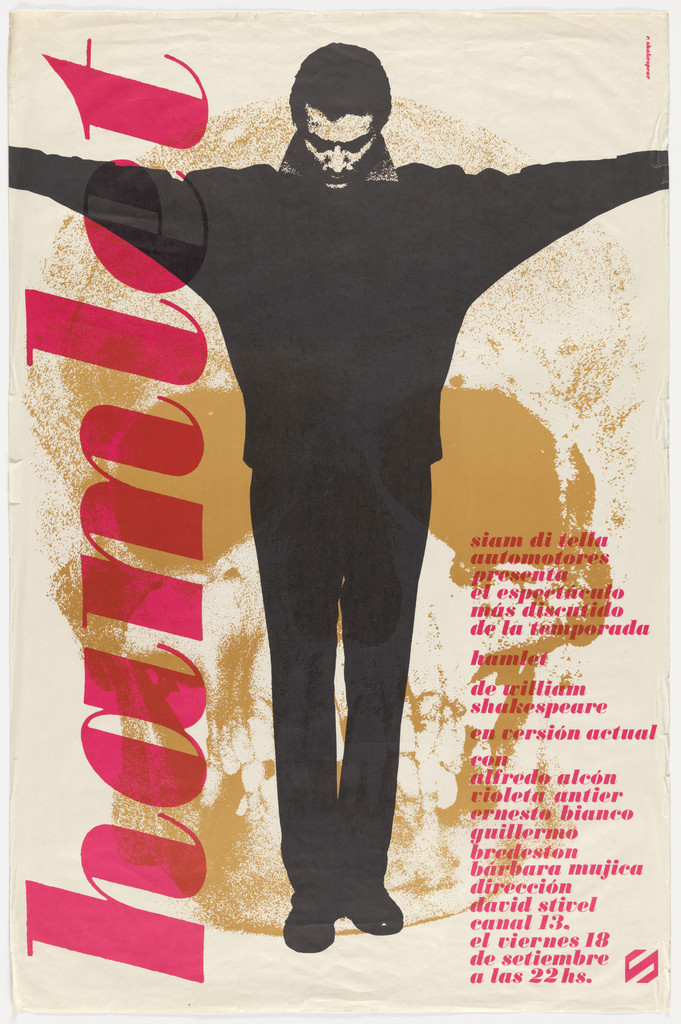 Hamlet (Poster for television series of William Shakespeare’s play, directed by David Stival)