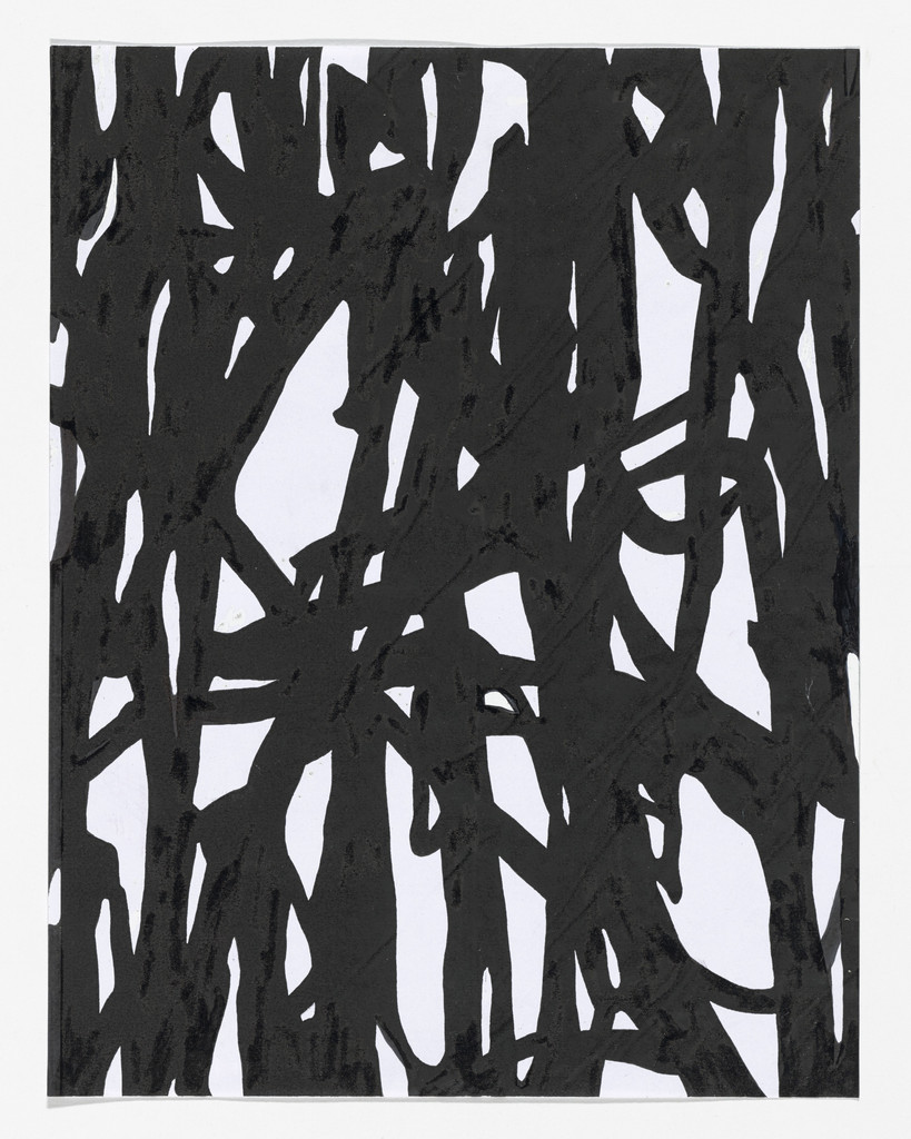 Drawing for the catalogue Arturo Herrera: Sala TAC, Caracas, julio 2009