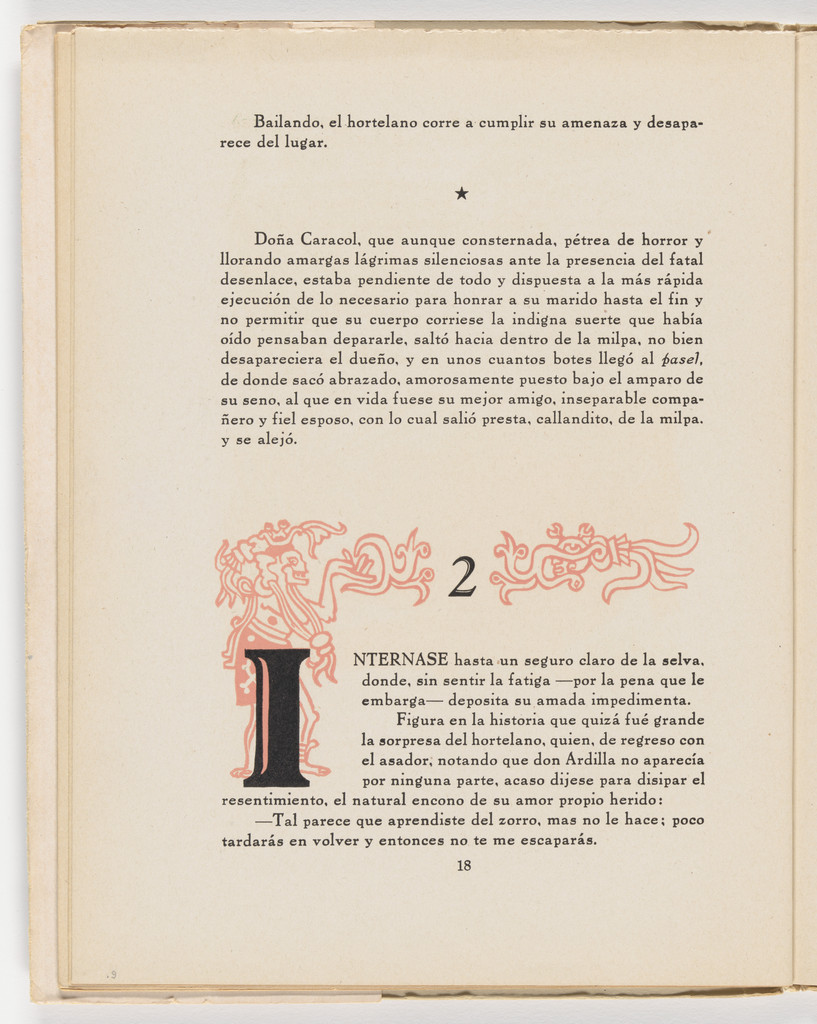 Intérnase (headpiece, page 18) from the illustrated book Incidentes melódicos del mundo irracional (Melodic Incidents of the Irrational World)