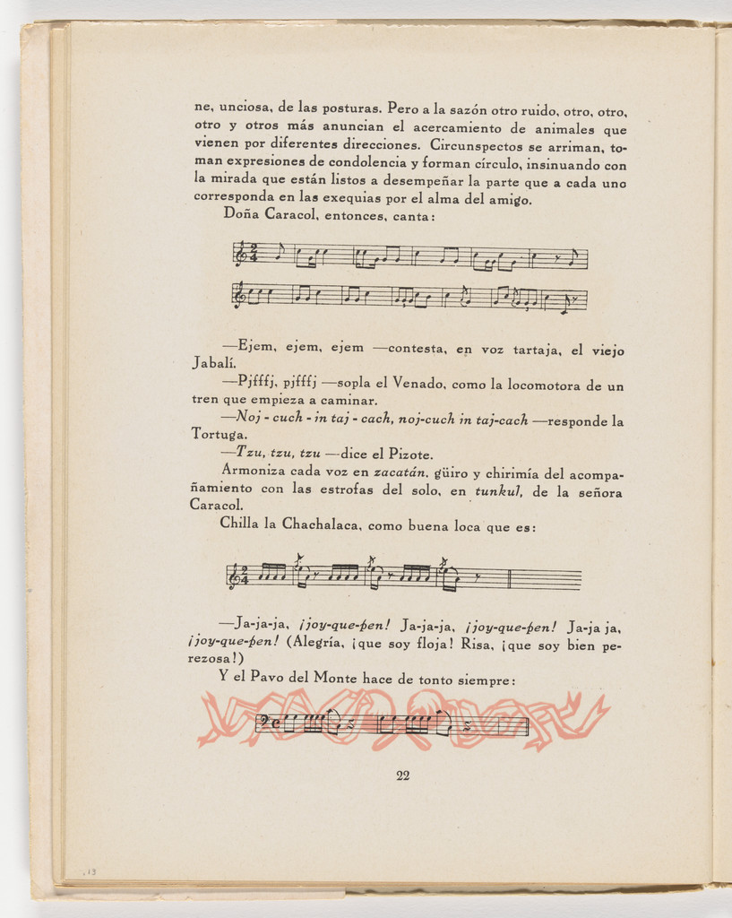 Untitled (in-text plate, page 22) from the illustrated book Incidentes melódicos del mundo irracional (Melodic Incidents of the Irrational World)