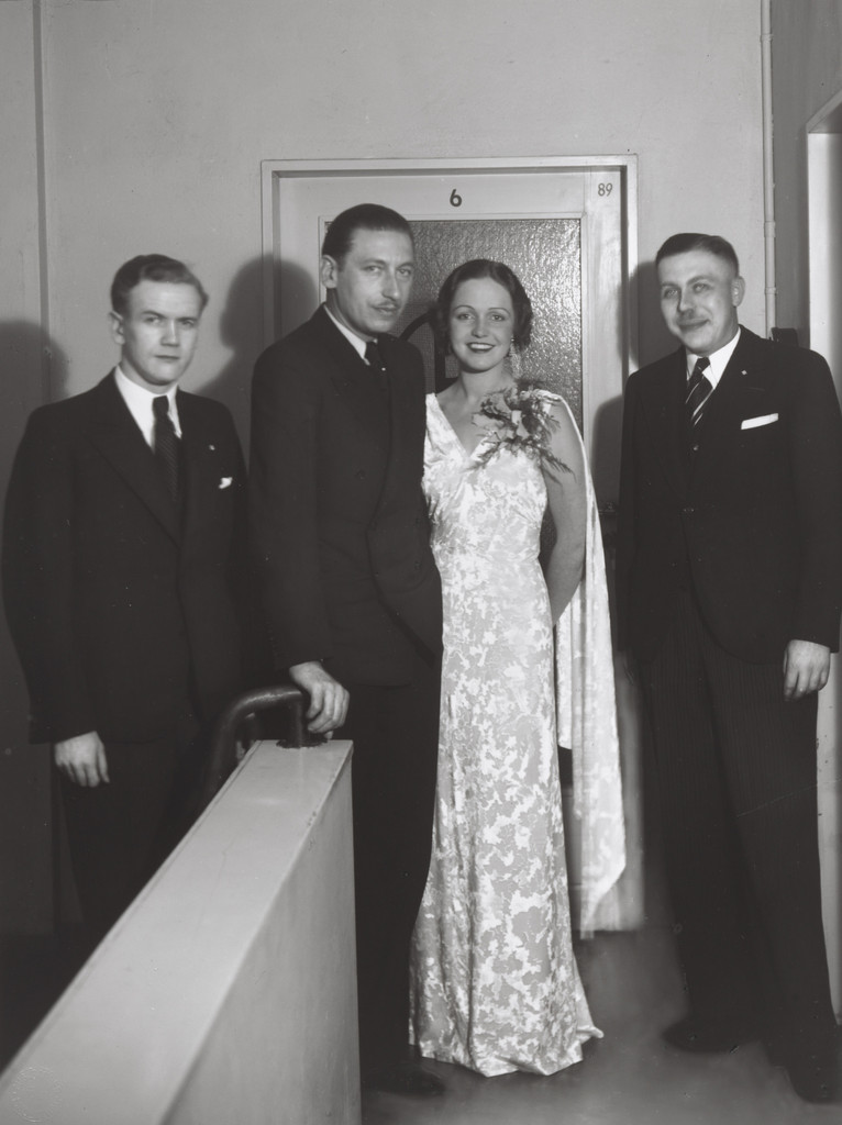 Film Actors [2nd from left Willy Birgel]