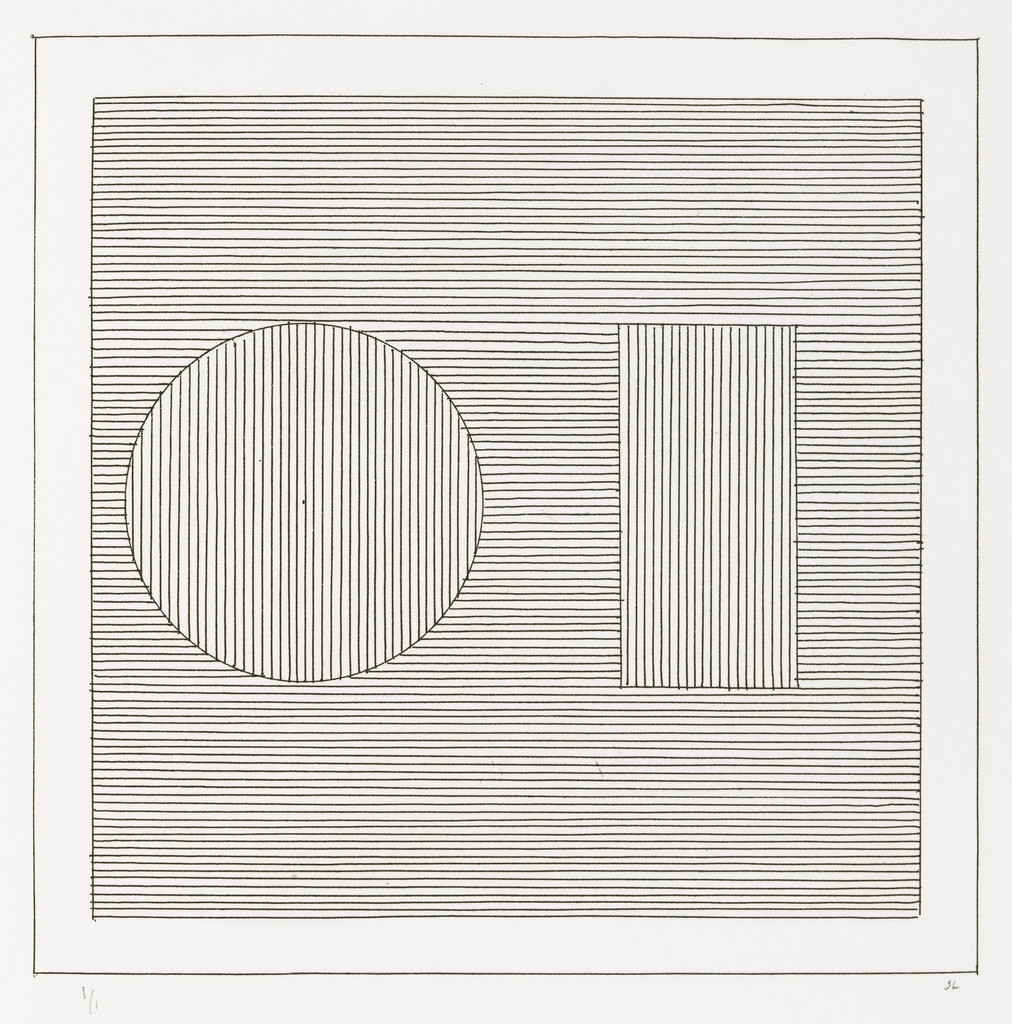 Plate (folio 14) from Six Geometric Figures and All Their Combinations, Volume II