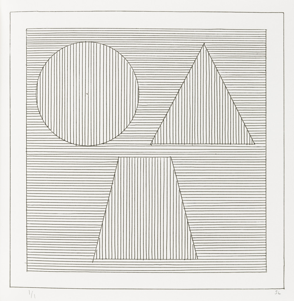 Plate (folio 34) from Six Geometric Figures and All Their Combinations, Volume II