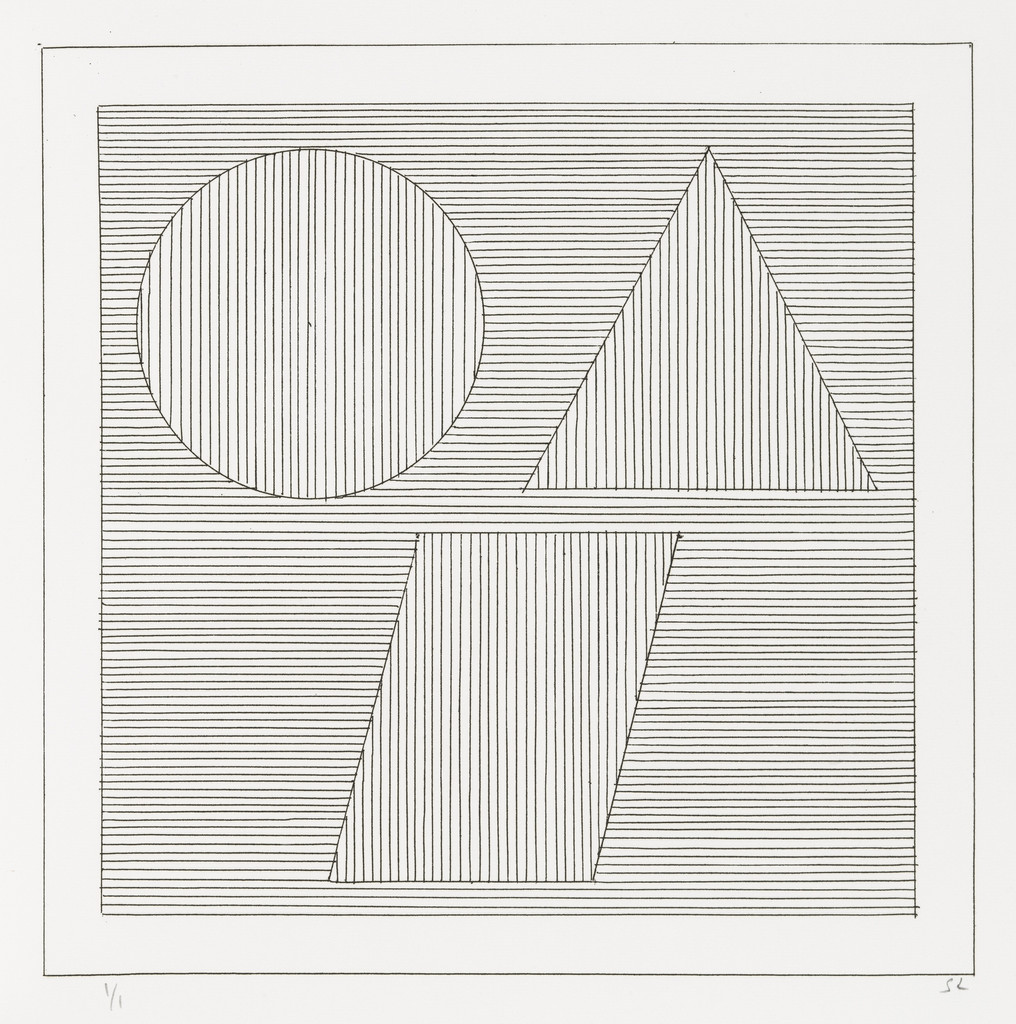 Plate (folio 35) from Six Geometric Figures and All Their Combinations, Volume II