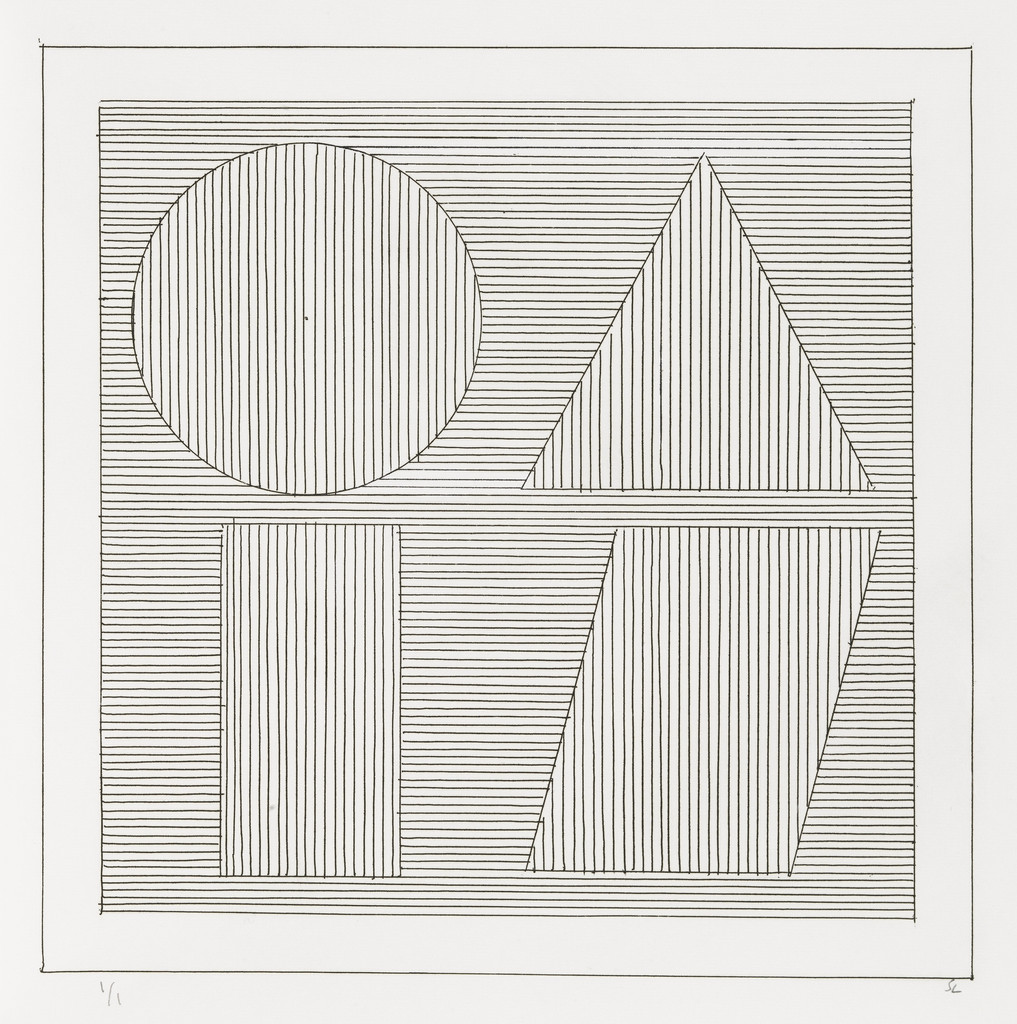 Plate (folio 54) from Six Geometric Figures and All Their Combinations, Volume II